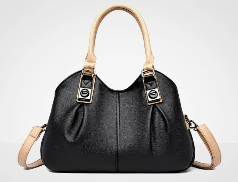 Casual Leather Tote Bag