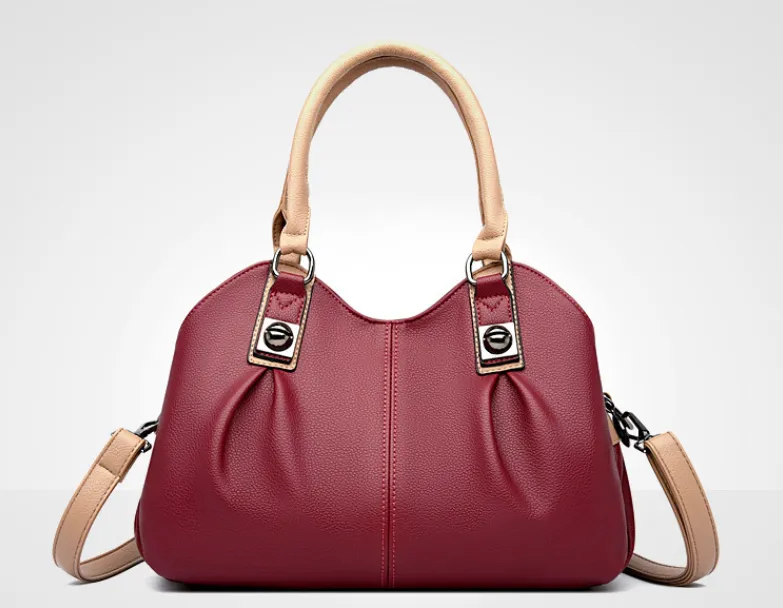 Casual Leather Tote Bag