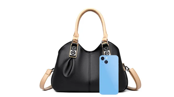 Casual Leather Tote Bag