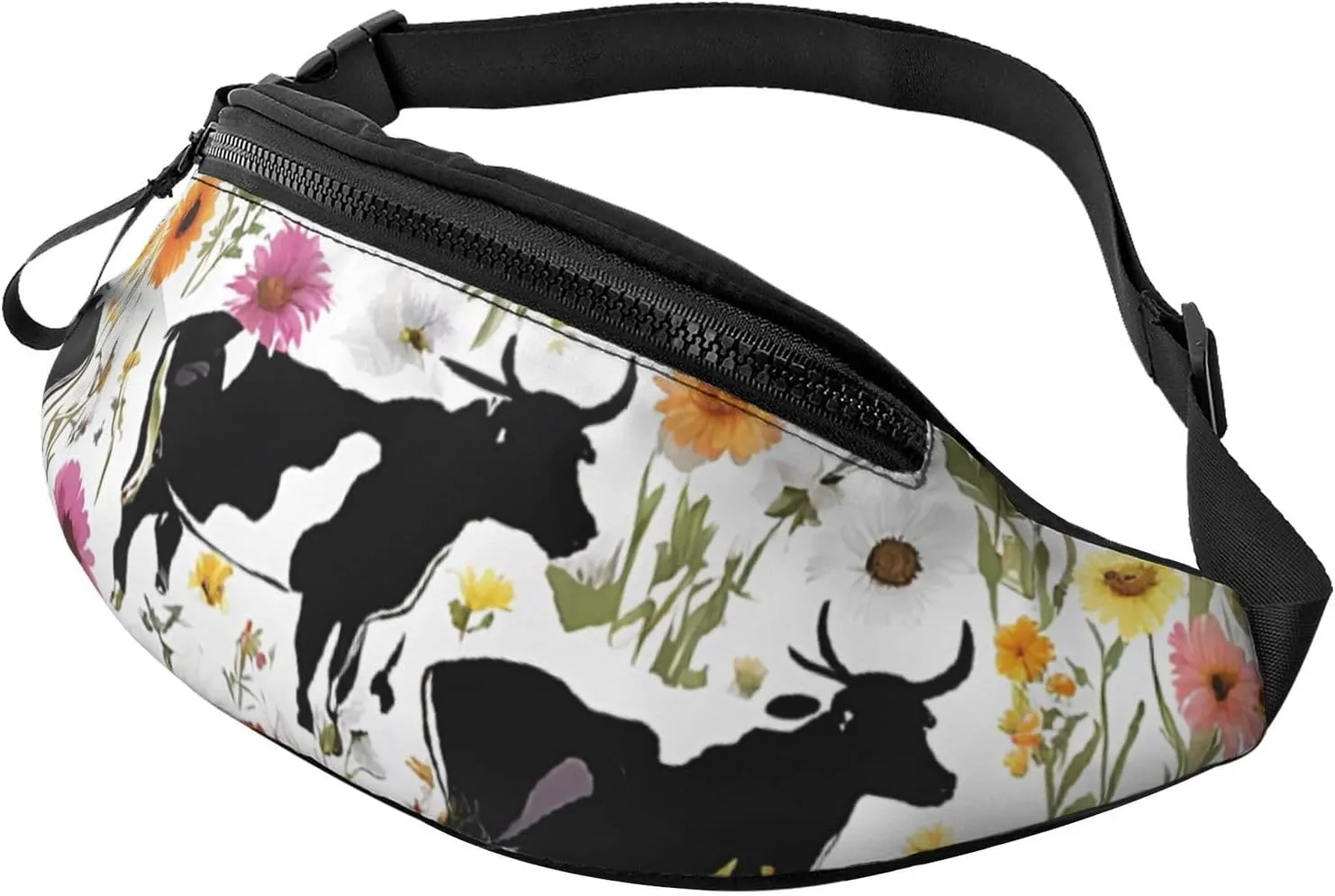 (Cattle Farm Sanctuary) Casual Waist Bag For Men Women Adjustable Fanny Pack For Travel Running Hiking Cycling