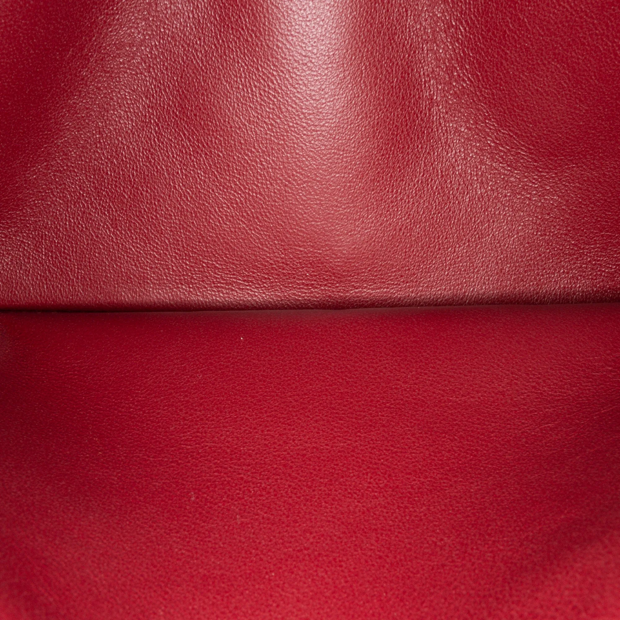 CC Crackled Glazed Calfskin Accordion Flap