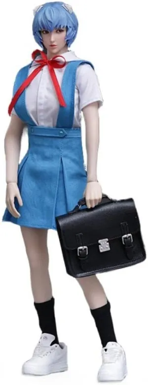 cdtoys M016B 1/6 Scale Girls' School Uniforms Anime Cosplay Party Full Set for 12 inch Action Figure Blue