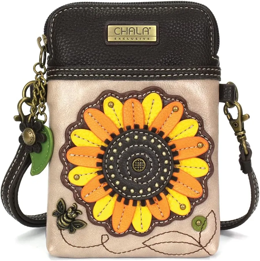 CHALA Crossbody Cell Phone Purse-Women Canvas Multicolor Handbag with Adjustable Strap - Special Edition