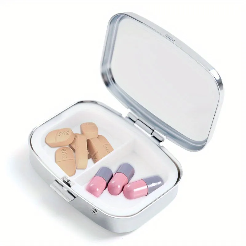 Charming Puppy Print Pill Organizer for Travel
