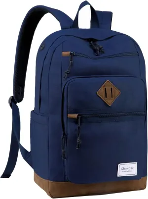 Chase Chic School Backpack for Men Women,Water Resistant Bookbag/Schoolbag/Daypack for Teen Boys Girls High School,College,Work,Travel Blue