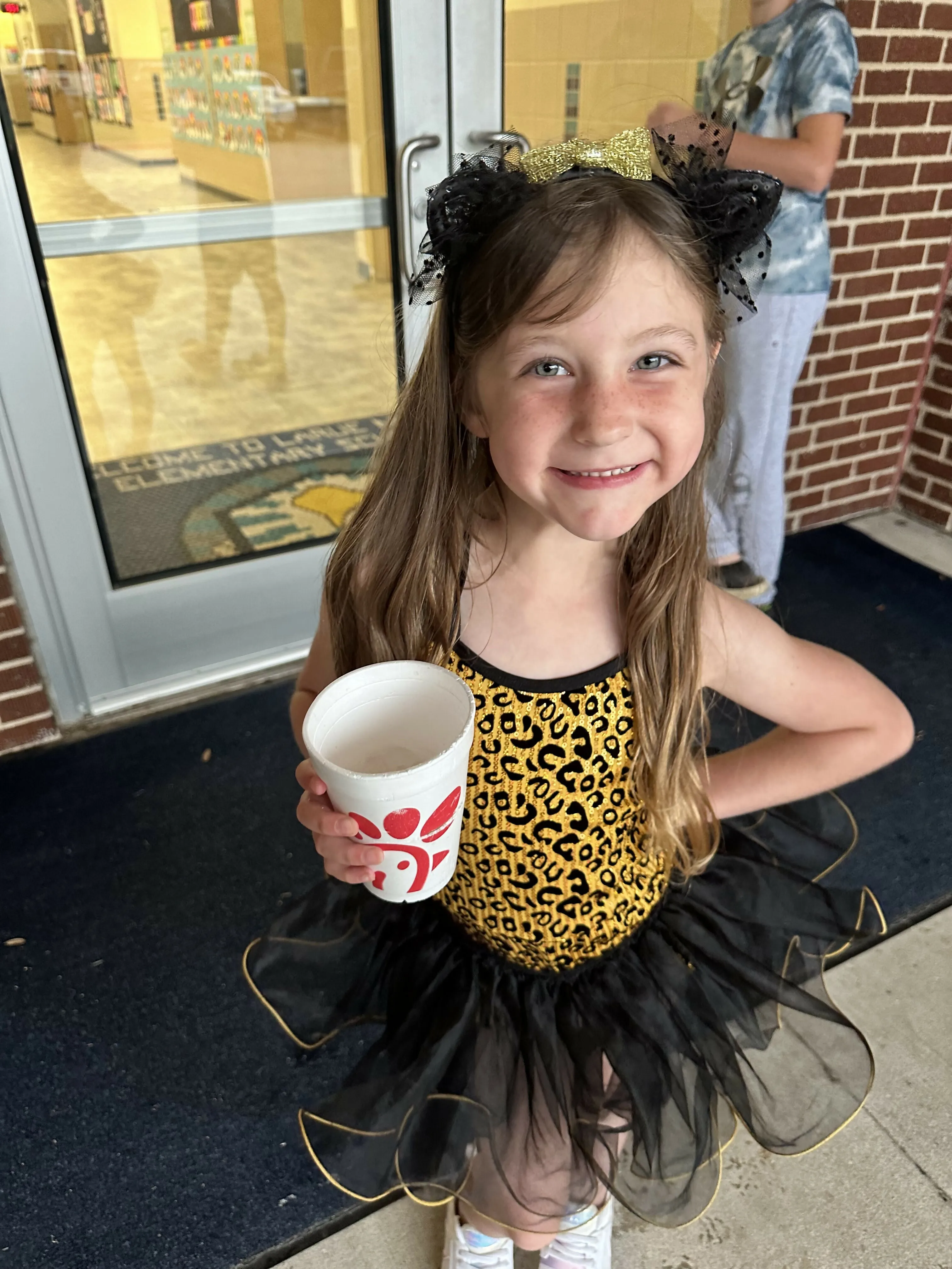 Cheetah ballet leotard and tutu
