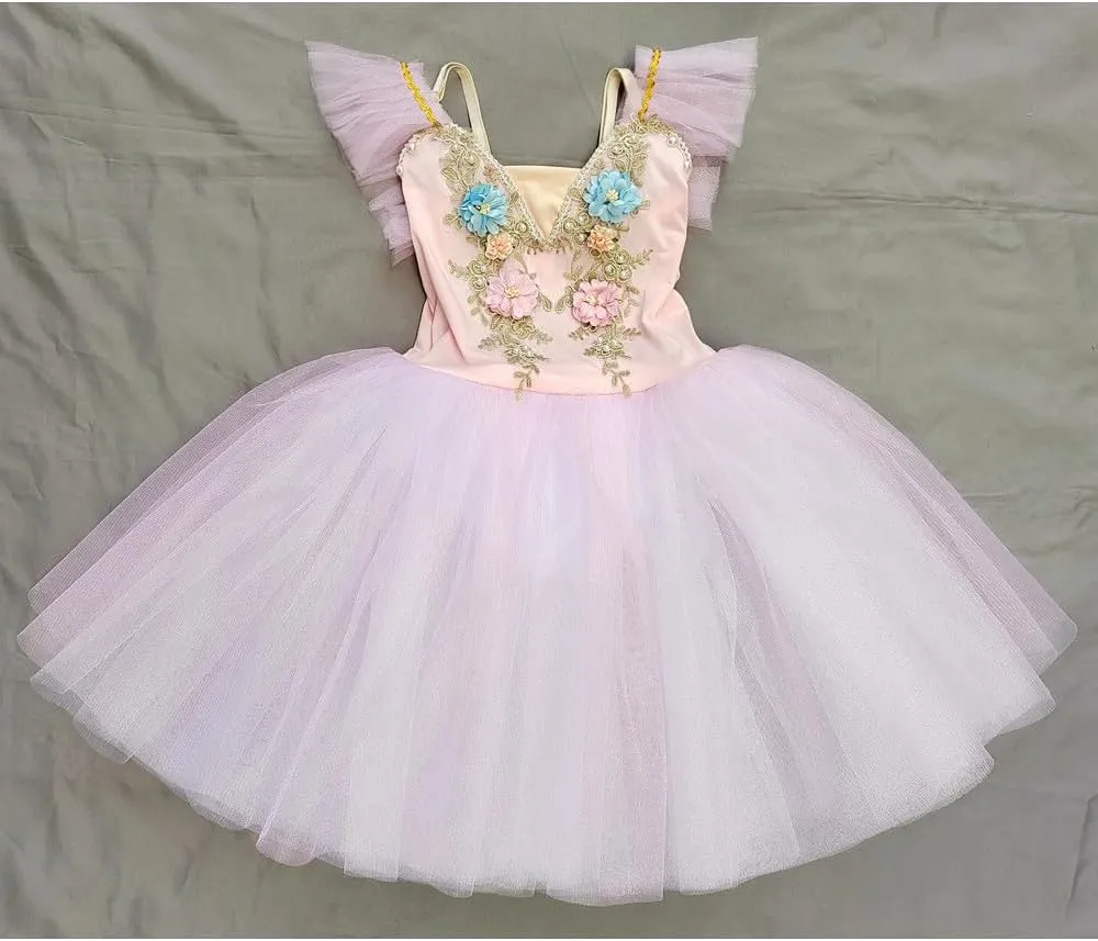 Children's Ballet Skirt, Girls' Dance Dress, Tight Gauze Skirt, Ballet Dancer Costume, Stage Collective Performance Costume