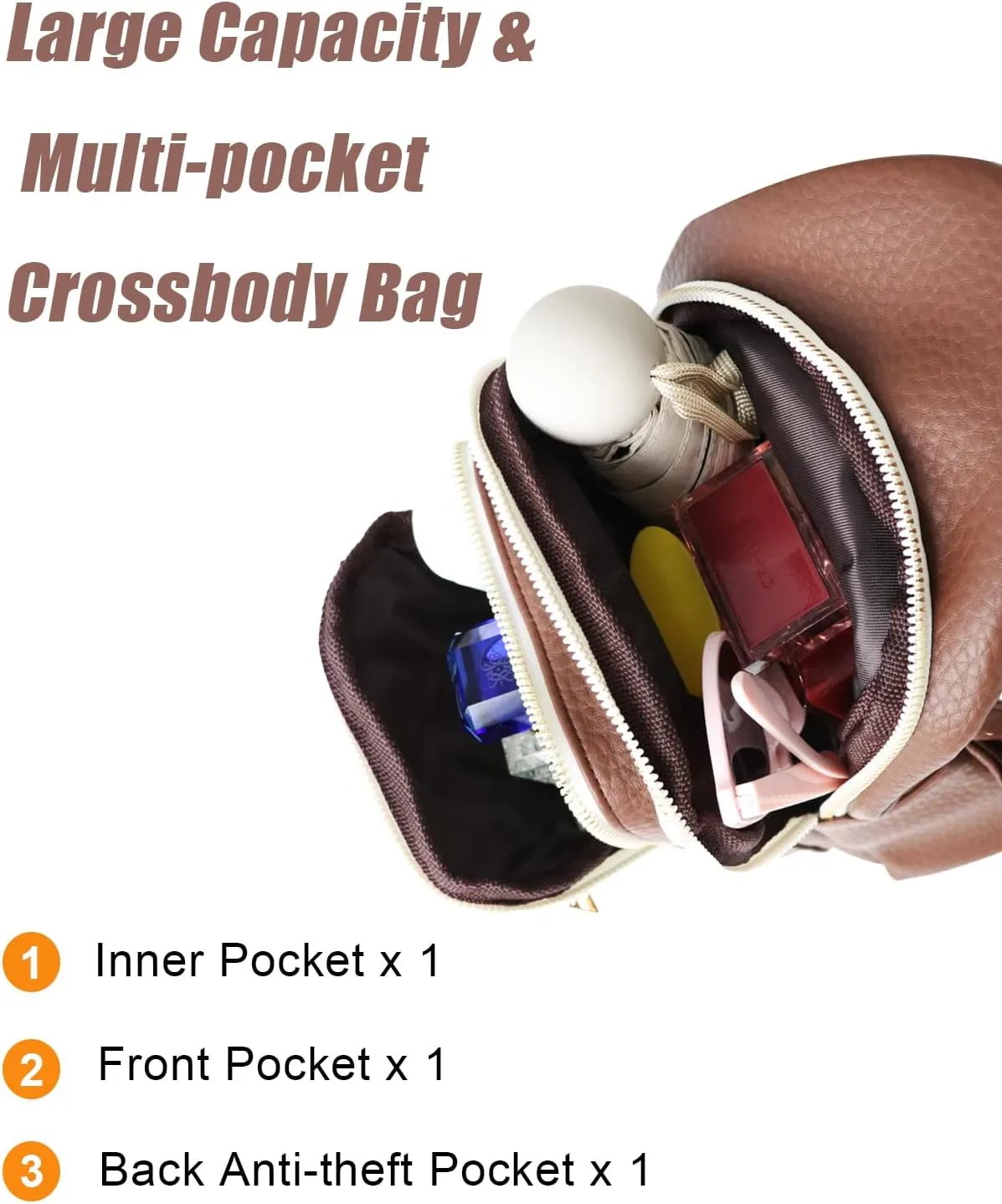Christmas Gifts for Grandma Nana Aunt Teacher Nurse Crossbody Bags Gifts for Women Birthday Family Gifts for Her Small Crossbody Sling Bag Fanny Pack Chest Travel Purse Mothers Day Gift Ideas