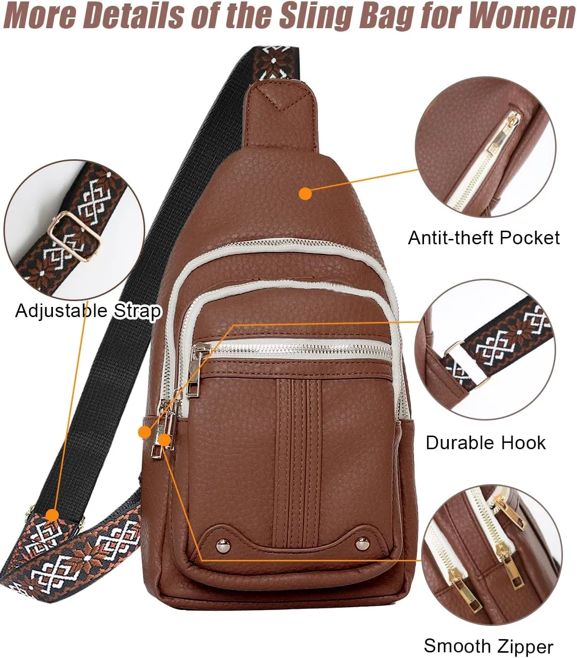 Christmas Gifts for Grandma Nana Aunt Teacher Nurse Crossbody Bags Gifts for Women Birthday Family Gifts for Her Small Crossbody Sling Bag Fanny Pack Chest Travel Purse Mothers Day Gift Ideas