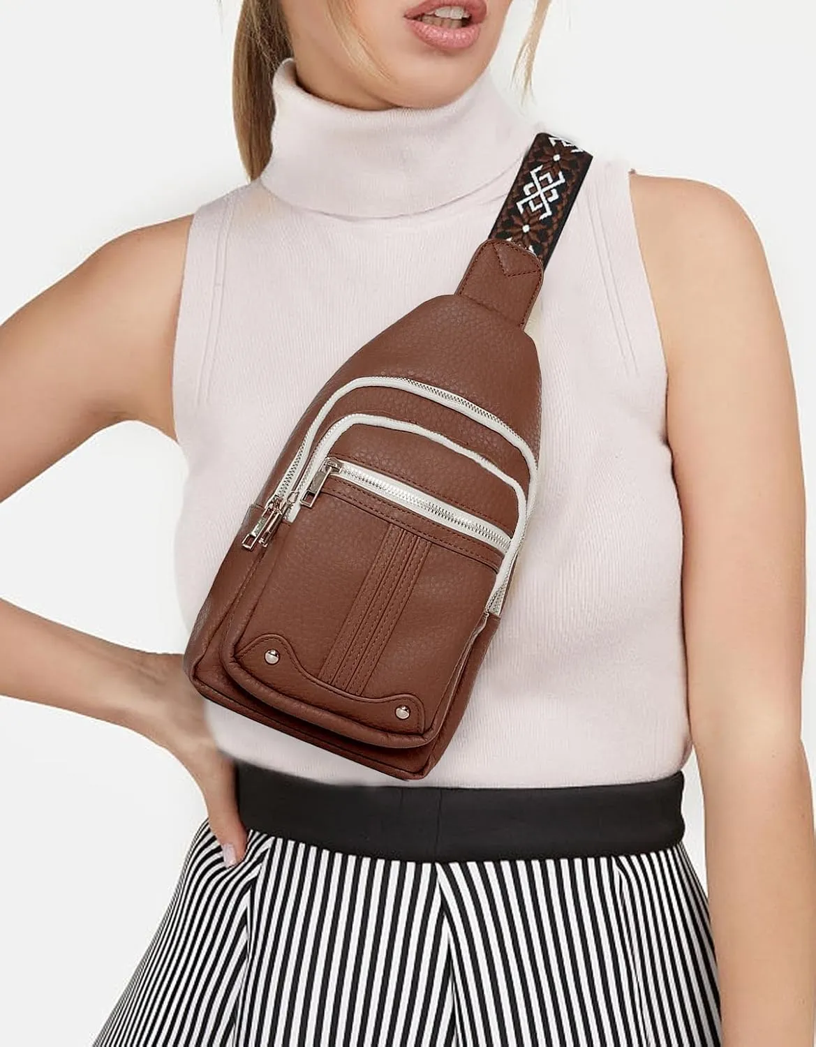 Christmas Gifts for Grandma Nana Aunt Teacher Nurse Crossbody Bags Gifts for Women Birthday Family Gifts for Her Small Crossbody Sling Bag Fanny Pack Chest Travel Purse Mothers Day Gift Ideas