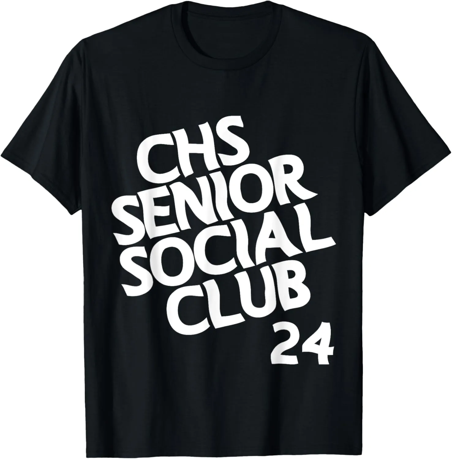 CHS Senior Class Social Club 12th Grade ASB 2024 Graduate T-Shirt