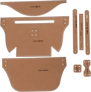 Ciieeo 1Pc Template Handbag DIY Leather Stamping Tools Leather Stencils Leather Wallet Pattern Hand molds Bag Pattern Stencil Keychain molds Leather Tool Work Acrylic Kraft Paper Supplies