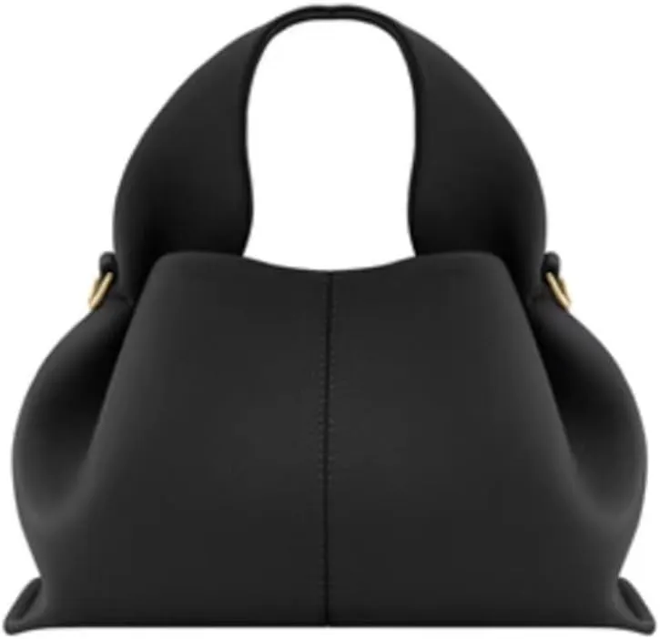 Cloud Silhouette Leather Handbag，Designer Leather Shoulder Bags, Retro Crossbody bag ，Purse Casual Dumpling Hobo Bag