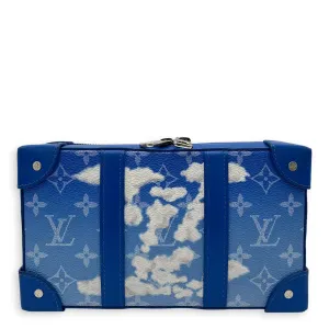 Clouds Soft Trunk Wallet Crossbody bag in Monogram coated canvas, Silver Hardware