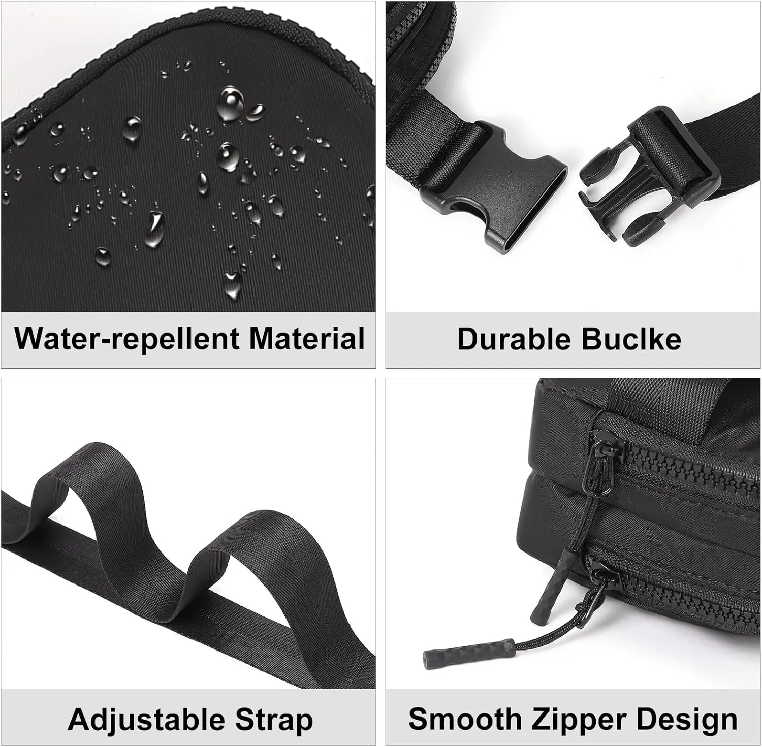 CLUCI Small Belt Bag for Women, Crossbody Everywhere Waist Packs Trendy, Women's Fanny Pack with Adjustable Strap