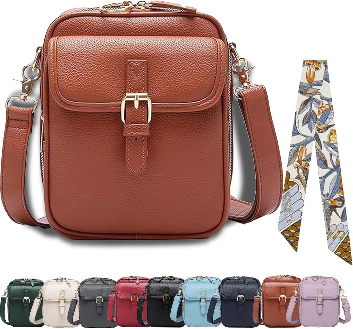 Collaborate1 Crossbody Leather Bag, Collaborateam Urvashi Collaboration Tojoyride Anti Theft Shoulder Bags