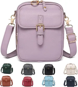 Collaboraten 1 Crossbody Leather Bag, Small Leather Crossbody Bags for Women with Slots Rfid