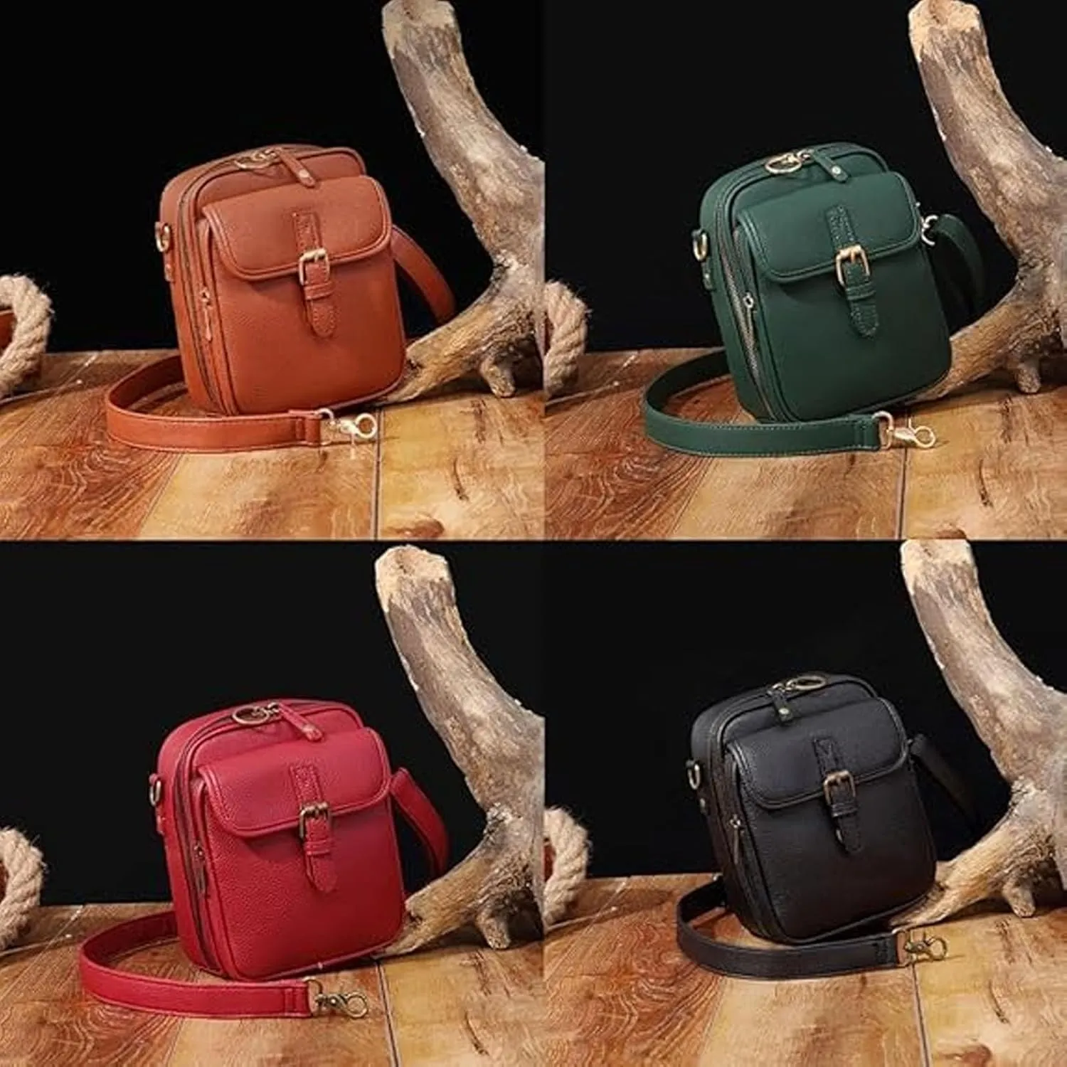 Collaboraten1 Crossbody Leather Bag, Collaborateam Urvashi Tojoyride Collaboration Generic Shoulder Bags for Women Travel