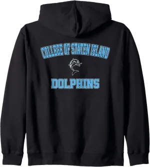 College of Staten Island Dolphins Campus Classic Zip Hoodie