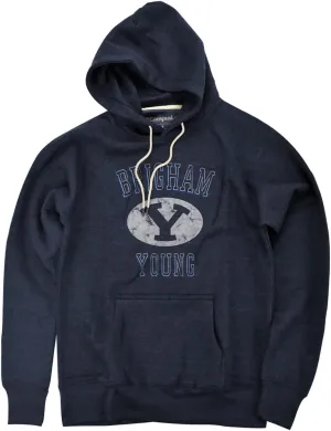 Collegiate Classic Distressed Unisex Adult Slim Fit Pullover Hoodie Collection