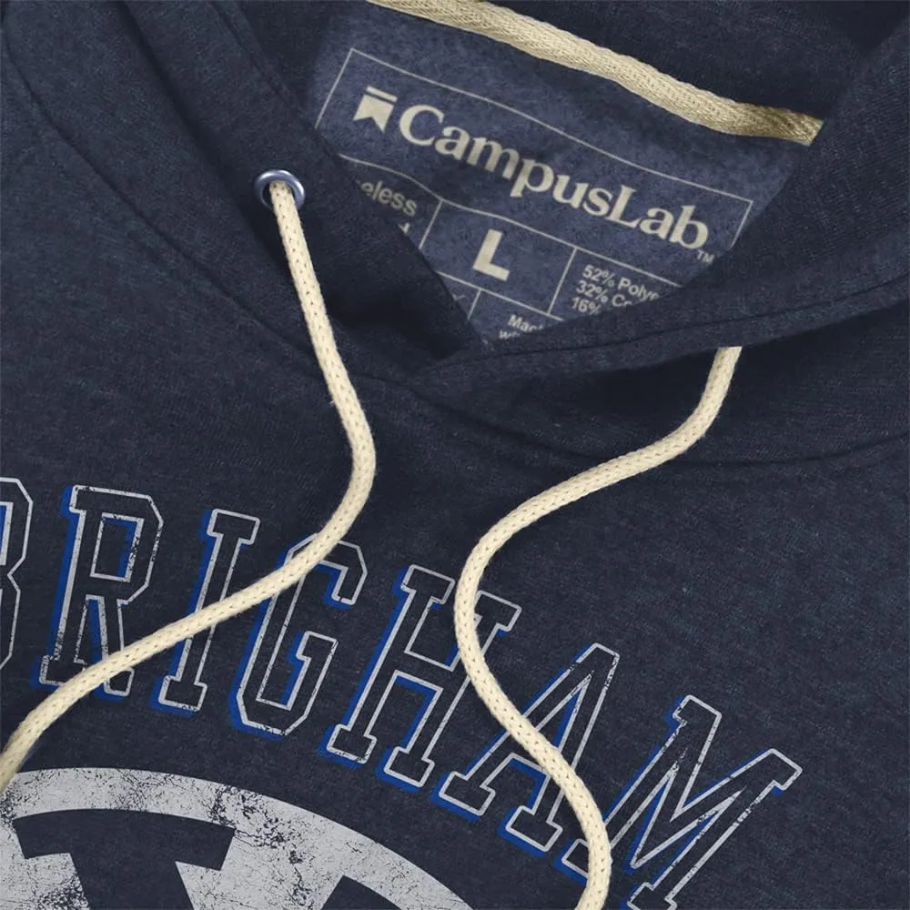 Collegiate Classic Distressed Unisex Adult Slim Fit Pullover Hoodie Collection