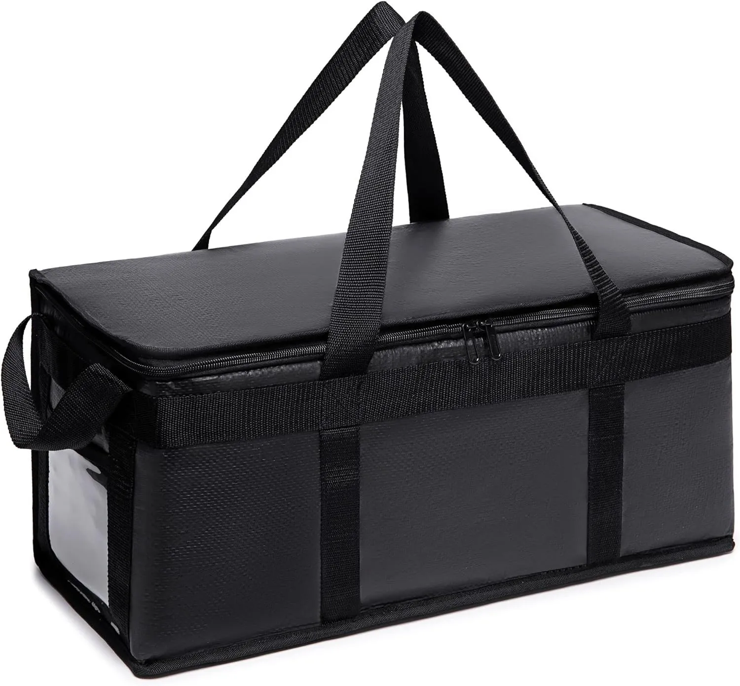 Commercial Lightweight Insulated Delivery Bag Carrier Large 22"x10"x10" (1 Pack)
