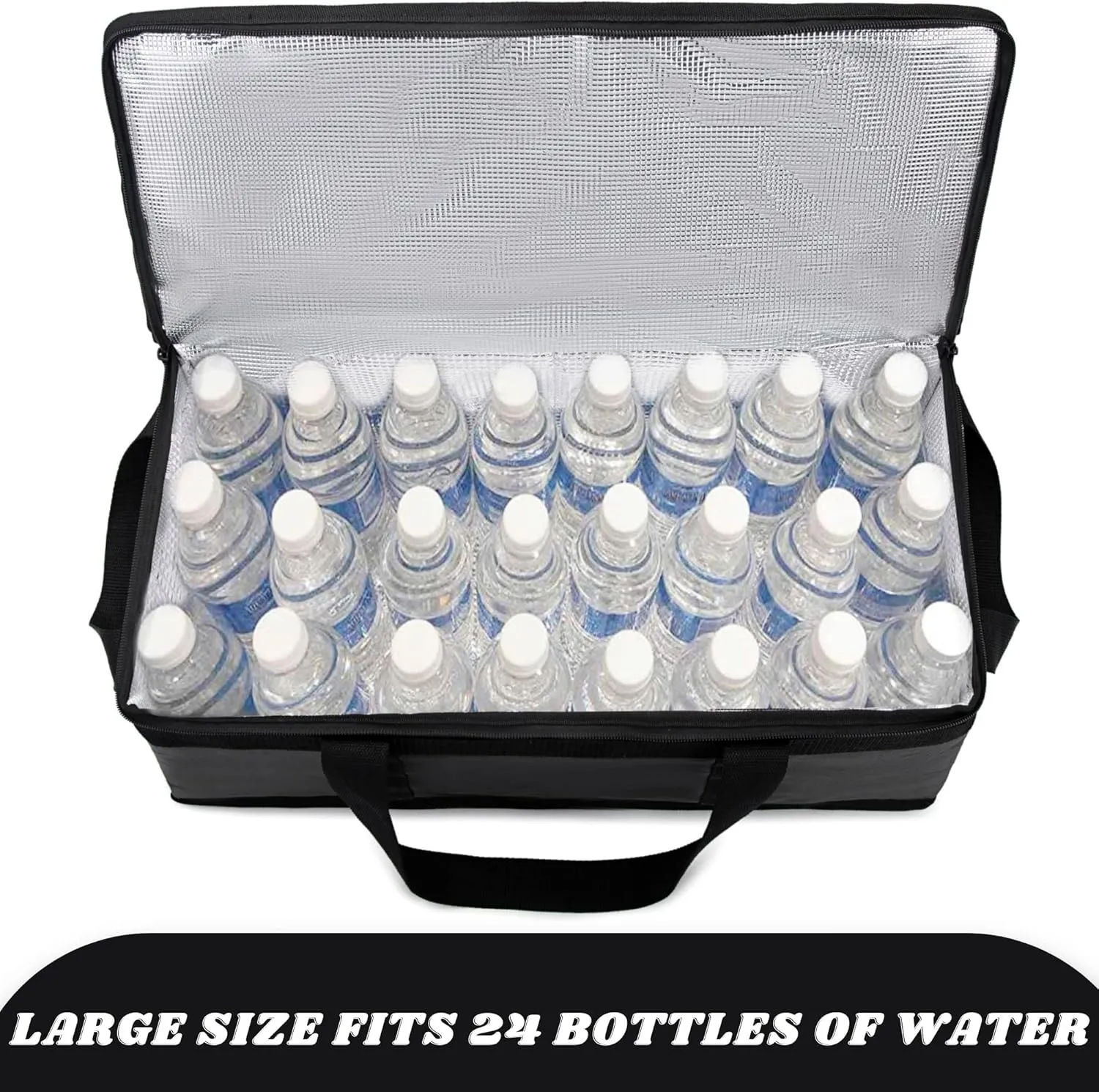 Commercial Lightweight Insulated Delivery Bag Carrier Large 22"x10"x10" (1 Pack)