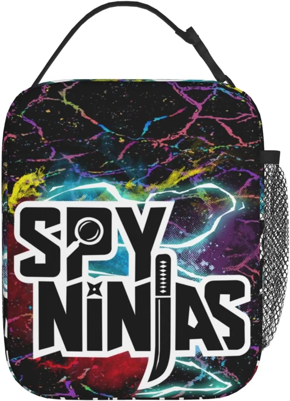 Cool Fantasy Blue Tote Lunch Bag Reusable Insulated Zipper Handbag Portable Lunchbox Cooler Bags For Work Picnic Camping