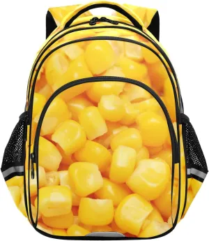 Corn Kernels Backpack for Kids Elementary School Bag Boys Girls Bookbag Travel Backpack Daypack