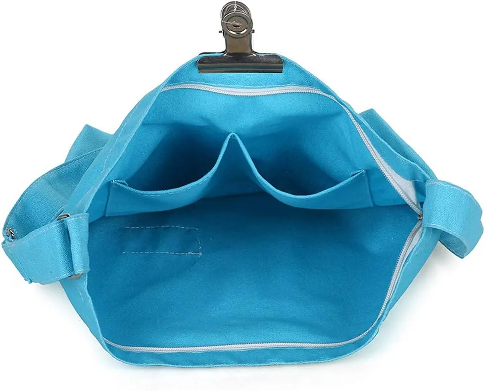 Covelin Women's Retro Large Size Canvas Shoulder Bag Hobo Crossbody Handbag Casual Tote