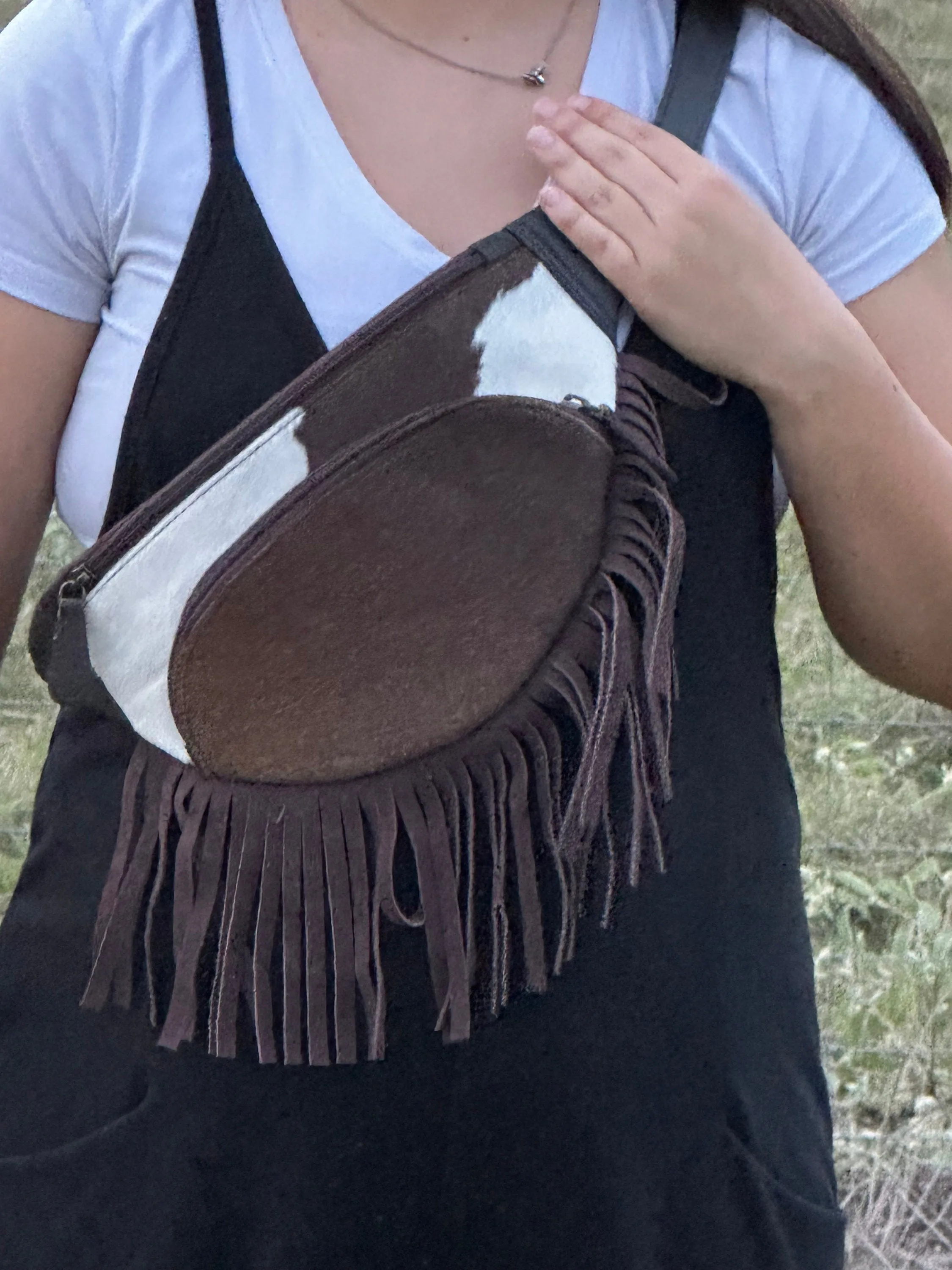 Cowhide Optimized Bag Price-match guarantee Bum | | Christmas Fringe | Birthday Cowhide Bag | Crossbody Fanny Personalized NFR | Pack BRANDED Leather Gift Sling | Gift