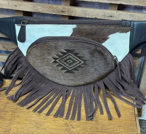 Cowhide Optimized Bag Price-match guarantee Bum | | Christmas Fringe | Birthday Cowhide Bag | Crossbody Fanny Personalized NFR | Pack BRANDED Leather Gift Sling | Gift