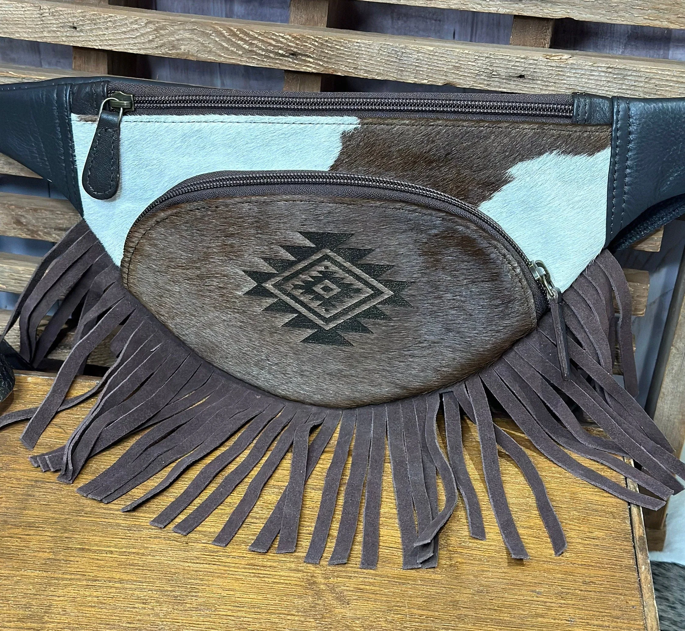 Cowhide Optimized Bag Price-match guarantee Bum | | Christmas Fringe | Birthday Cowhide Bag | Crossbody Fanny Personalized NFR | Pack BRANDED Leather Gift Sling | Gift