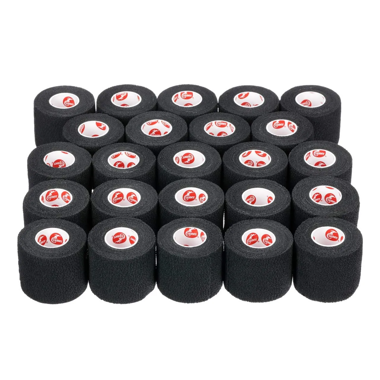Cramer Eco-Flex Self-Stick Stretch Tape, Cohesive Tape, Flexible Elastic Sports Tape, Athletic Training Supplies, Easy Tear Self-Adherent Bandage Wrap, Bulk Cases, 6 Yard Rolls, Compression Tape