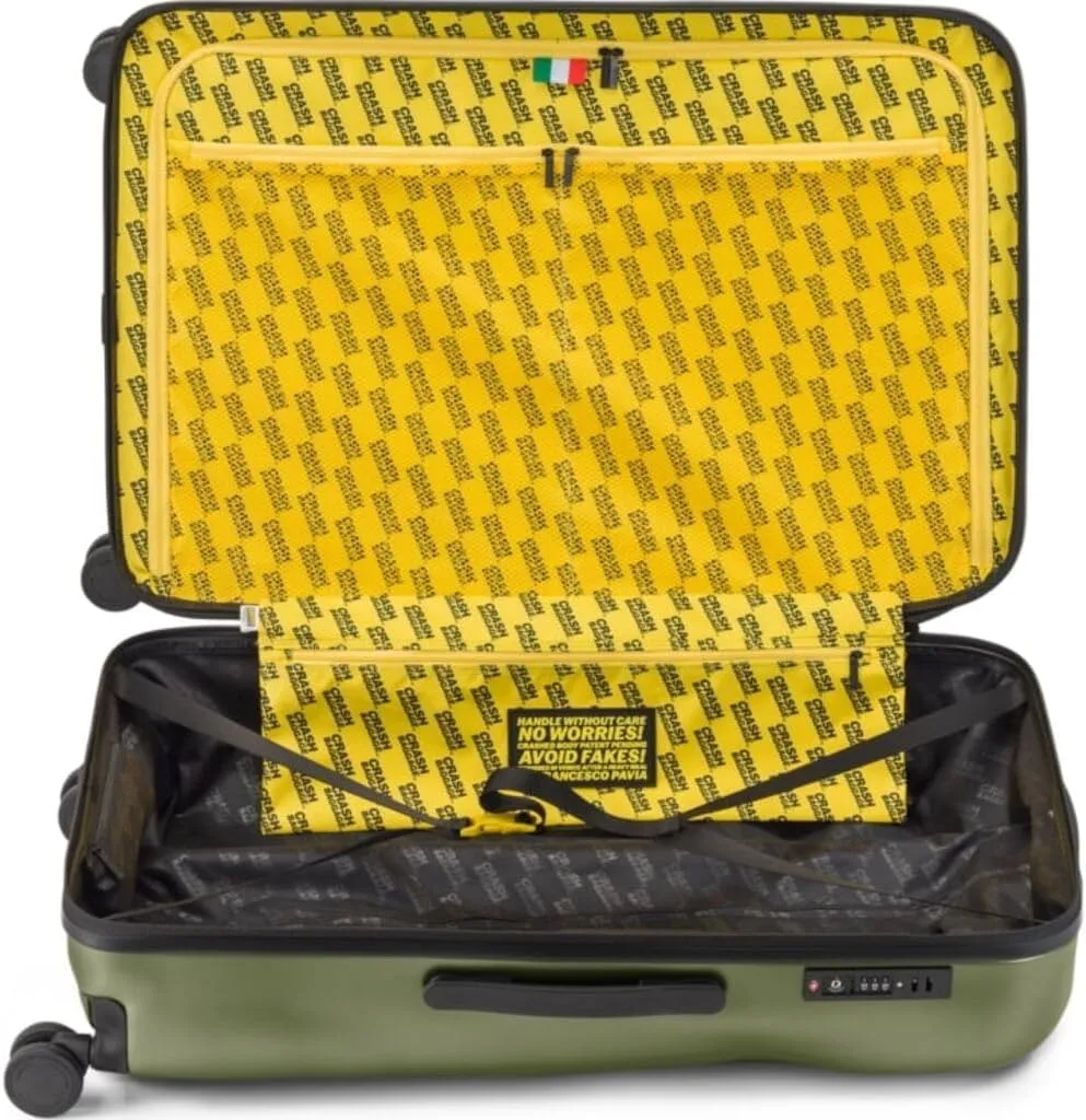 CRASH BAGGAGE Icon Trolley Suitcase 3pcs Set | (S M L) | Olive
