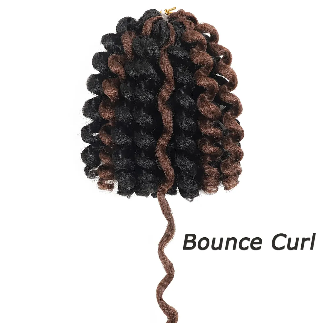 Crochet Braids Hair 8 Inch 3 Pack Jamaican Bounce Wand Curl Crochet Hair Synthetic Braiding Hair Extension Twist Crochet Hair (3 PCS,1BP30)