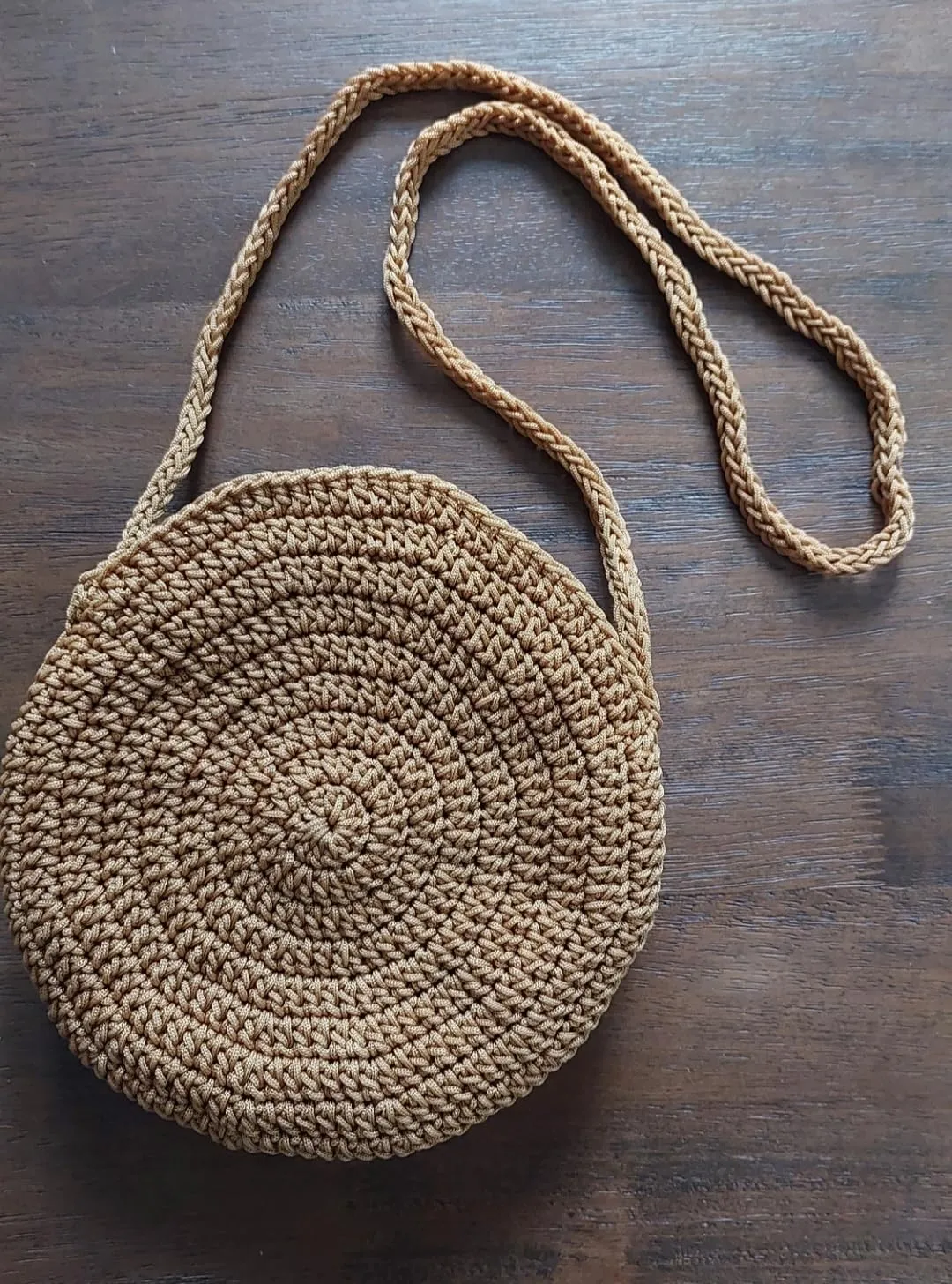 Crochet Handbag with Rose Design, For Women, Single Shoulder