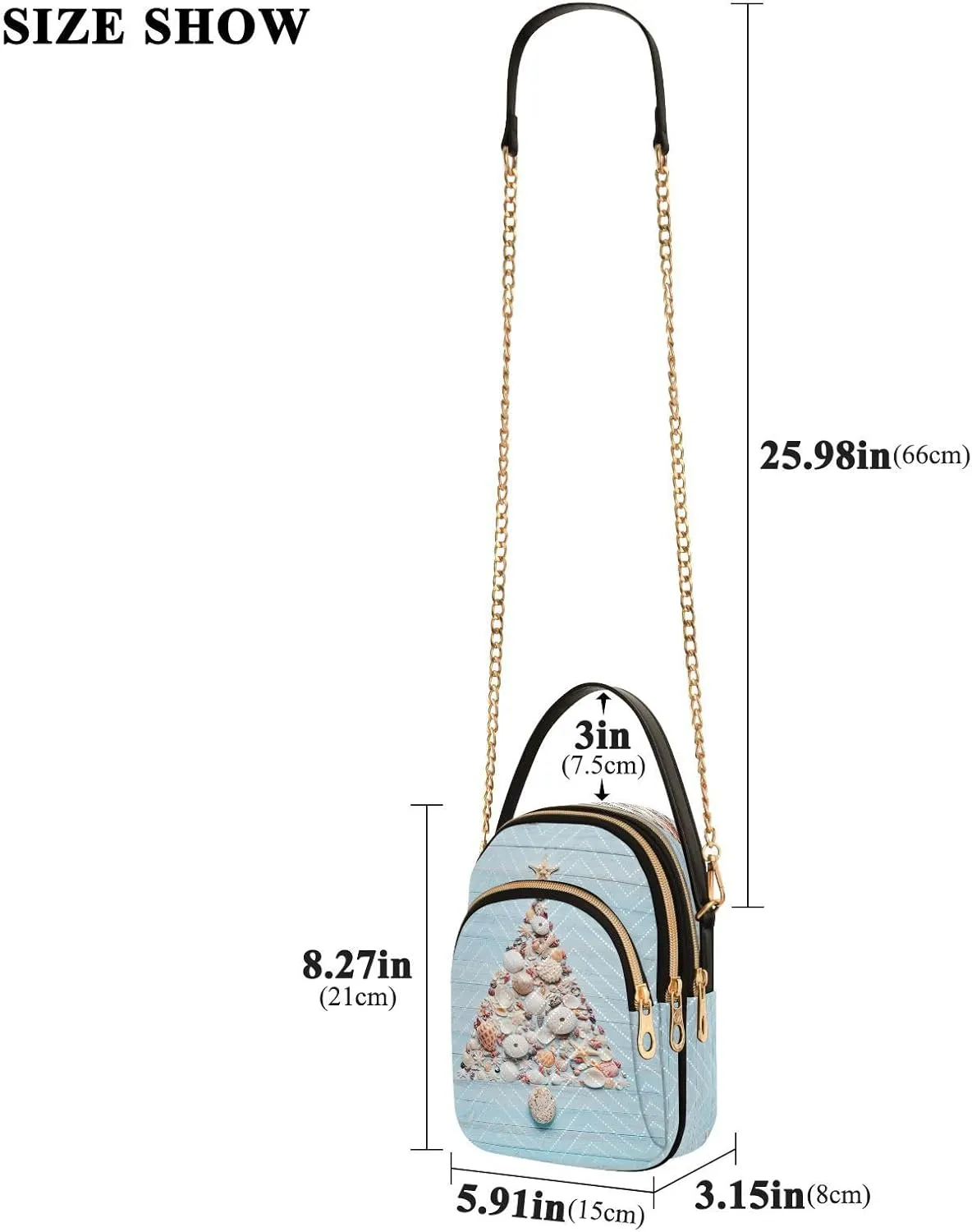 Crossbody Bags Crossbody Purse Chest Bag Christmas Gingerbread Snowman for Women Trendy