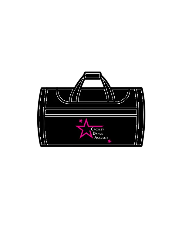 CROXLEY DANCE ACADEMY - HOLDALL BLACK (IN-STOCK)