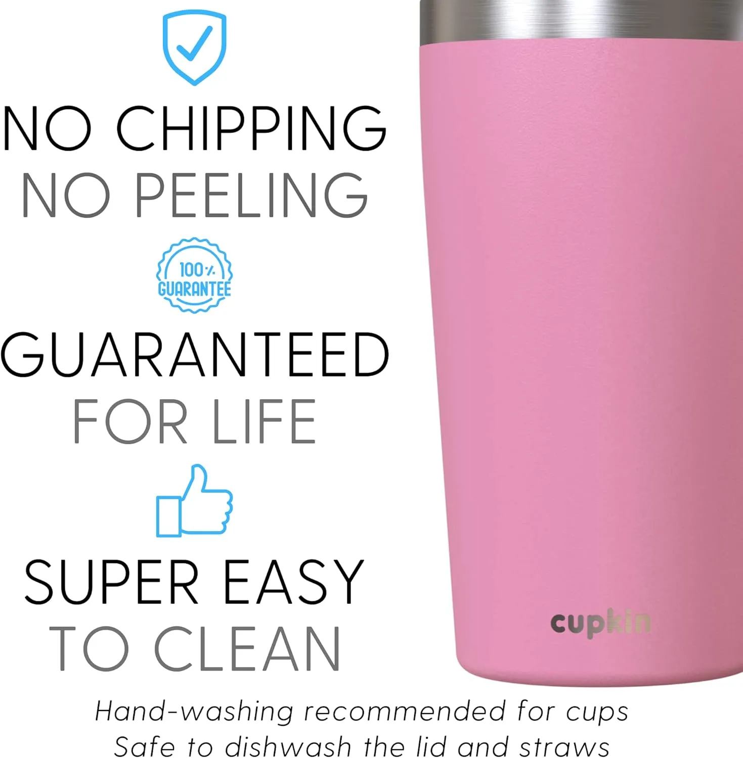 CUPKIN Toddler Tumblers, The Original 12 oz Stackable Stainless Steel Cups, Set of 2 Powder Coated Insulated Kids Water Bottle Alternative   BPA Free Lids   Silicone Straws (Polignac   Potpourri)