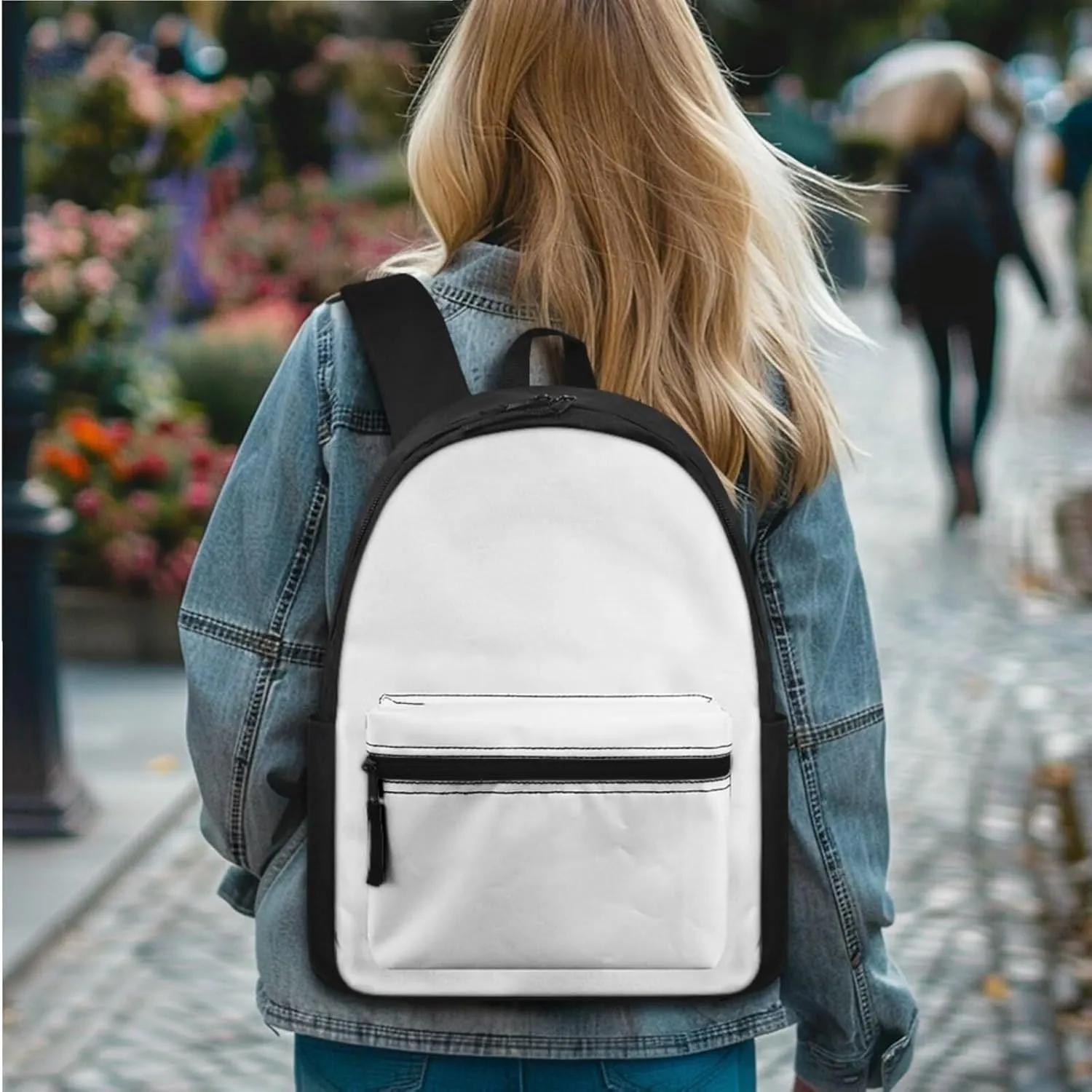 Custom 3 PCS Backpack for Elementary School Personalized School Bag Bookbag with Lunch Box Pencil Case Photo/DIY Pictures/Name Logo for Your Boys Girls Kids Back Pack School Daycare Satchel