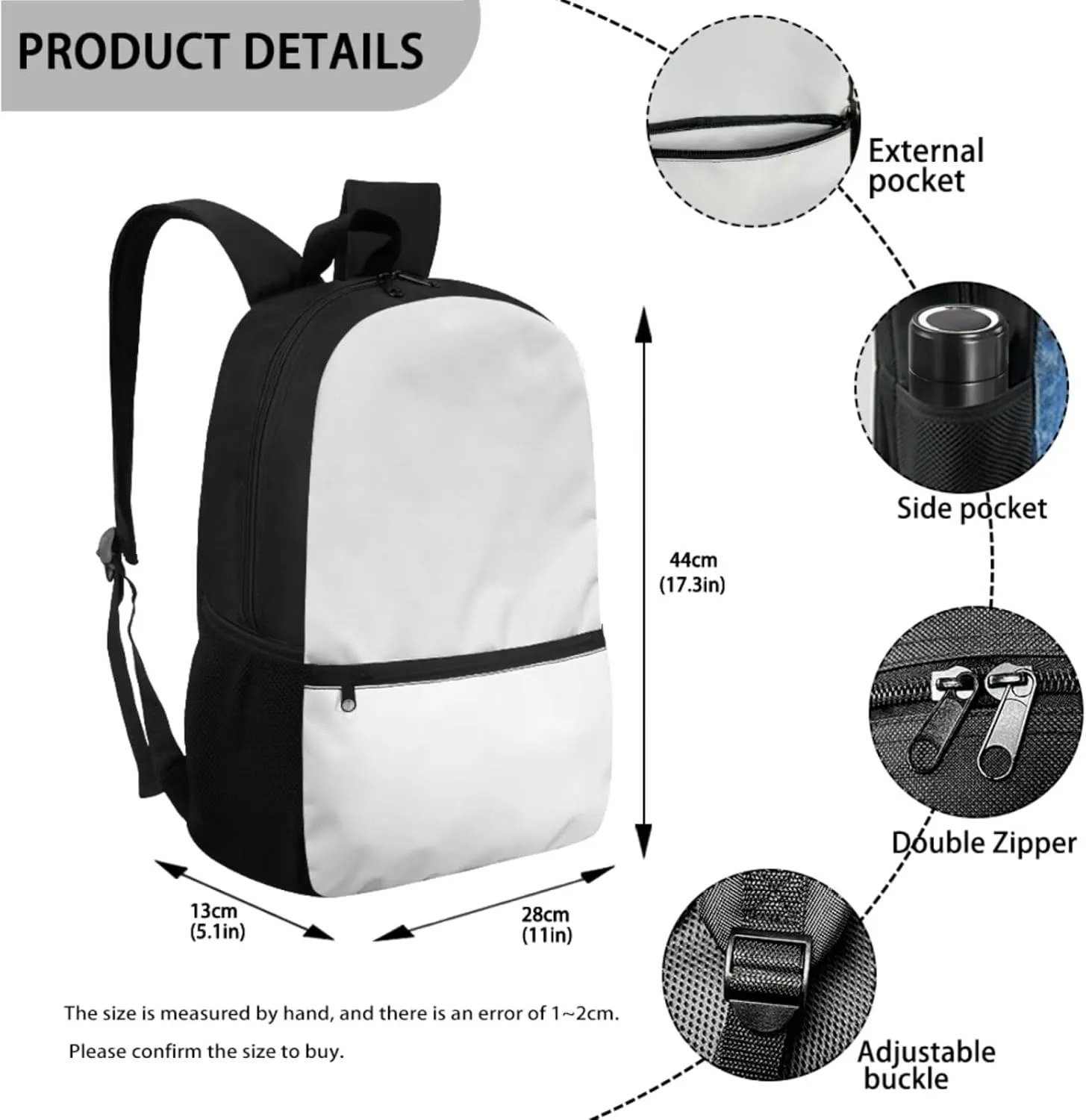 Custom Backpack School Bag with Your Name/Text 3 In 1 School Bookbag with Lunch Box Pencil Case Personalized Schoolbag Back Packs for Elementary School Kids Boy Girls Daycare Backpack