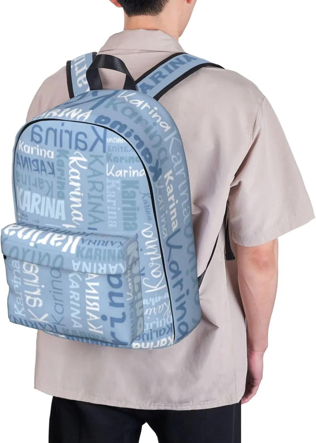 Custom Backpack With Name Personalized Laptop Backpack For Men Women Customized School Student Bookbag For Travel Work School