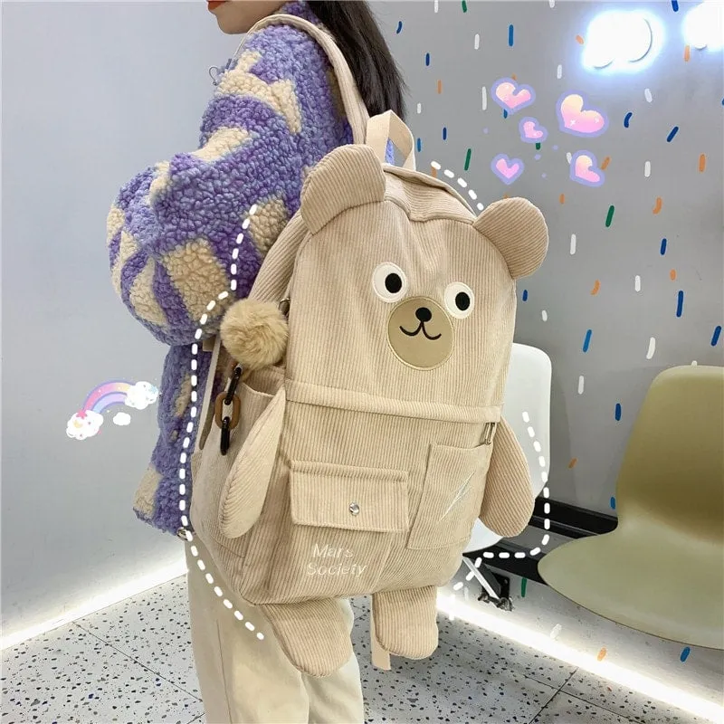 Cute Big Bear Backpack