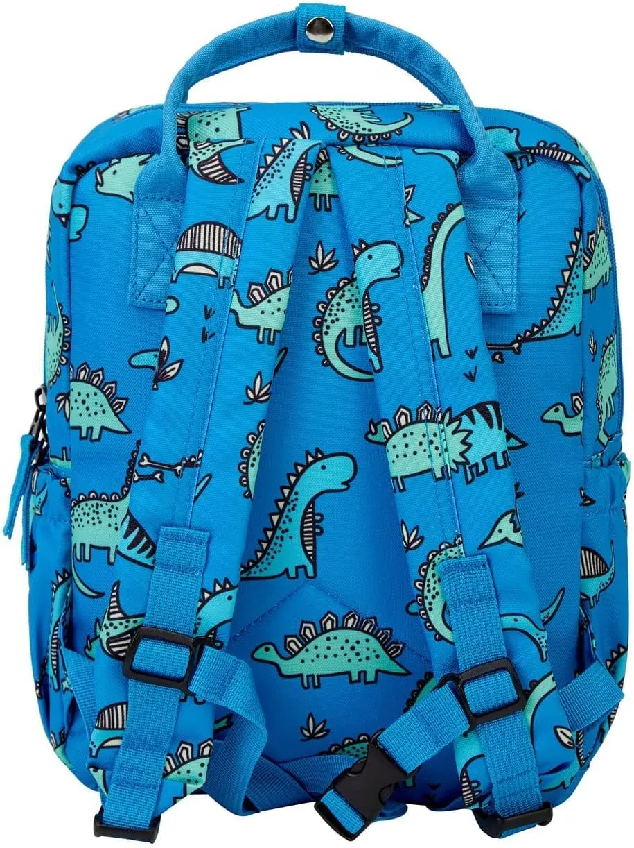 Cute Toddler Preschool Backpack Dinosaur Unicorn School Book Bag for Girls, Boys, Kids, Kindergarten Nursery Travel Bag(12inch, Blue Dinosaur)
