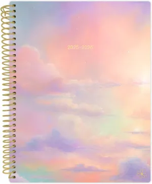 Daisy by bloom daily planners 2025-2026 Academic Year Student Planner (July 2025 - July 2026) - Elementary Through Middle School Calendar Agenda Book - 7” x 9" - Cotton Candy Clouds