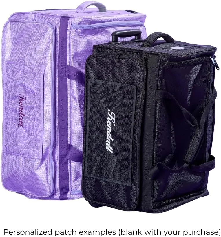 Dance Bag with Garment Rack Rolling Duffel Bag with Wheels for Costumes, Clothes, Competition, Theatre, Travel 28 inch luggage Cotton Candy Pink