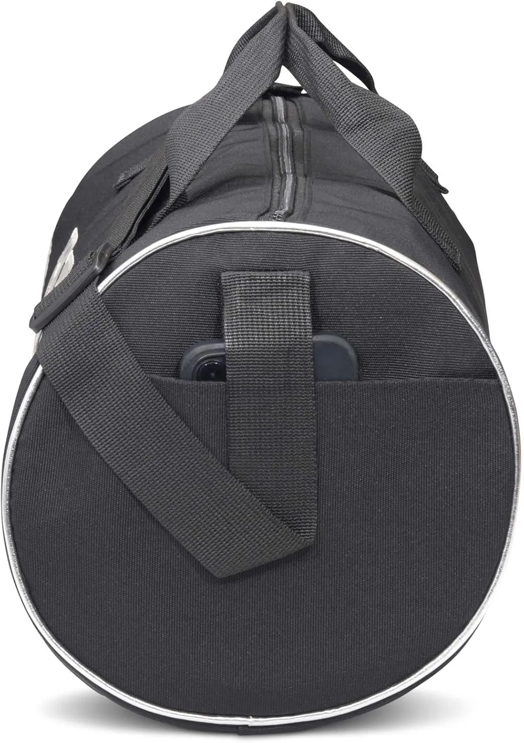 Dance Duffle Bag for Girls, Water-resistant Kids Travel Bag with Adjustable Carry On and Handy Pouch, Dance Accessories For Girls (Black/Silver) One Size