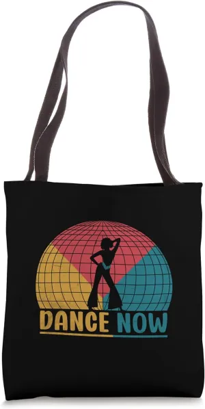 Dance Now Vintage 70’s Dancing Retro Dance Music Tote Bag