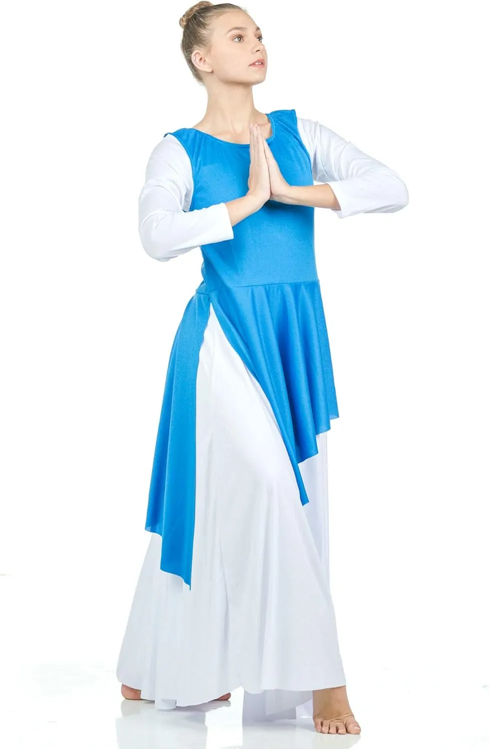Danzcue Womens Asymmetrical Praise Dance Tunic